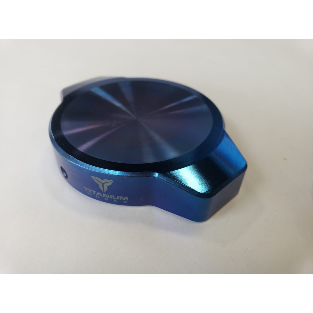 Titanium Works Radiator Cap Cover R35 GTR Rampage