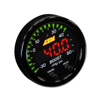 AEM X-Series Boost Pressure Gauge