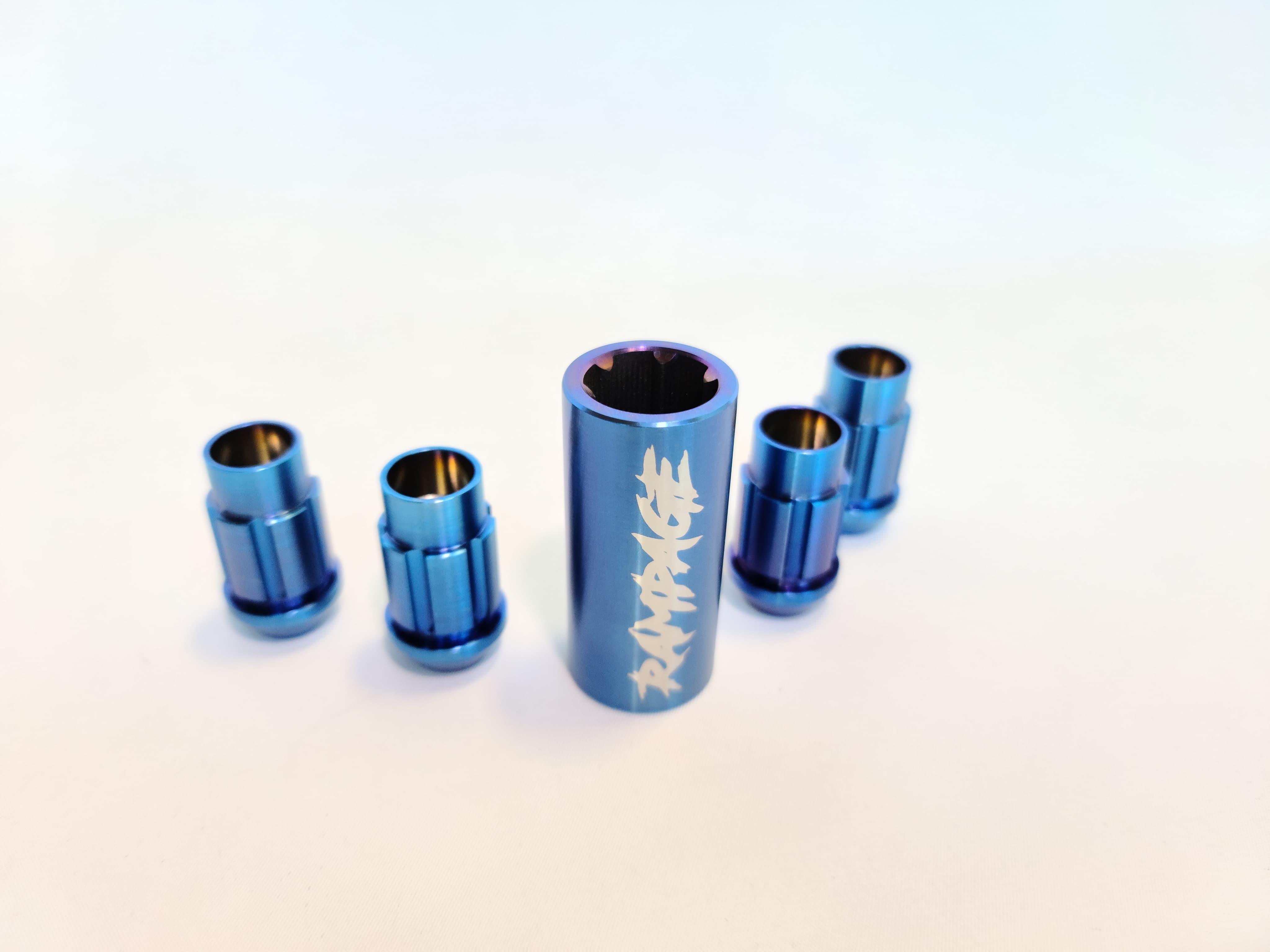 24-Piece Open End Lug Nuts & Wheel Locks Kit - 14x1.5 Thread, 3/4" Hex, Chrome Steel - For Aftermarket Wheels